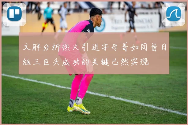 文胖分析热火引进字母哥如同昔日组三巨头成功的关键已然实现